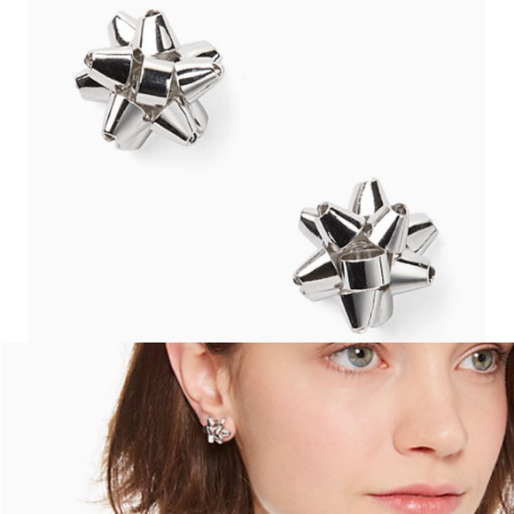 kate spade Jewelry - Kate Spade Silver Bourgeois Bow studs